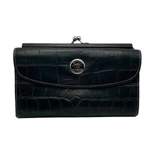Vintage DOONEY & BOUKE y2k Black Kisslock Wallet